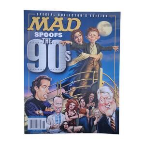 Mad Magazine Special Collector’s Edition Spoofs The 90s Satire Humor 4/25/25